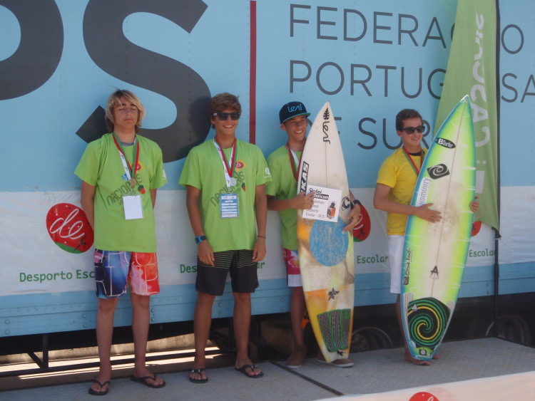 Pódio Juvenis, com António Silveira, à direita, 3º classificado (®raquelgoncalves)