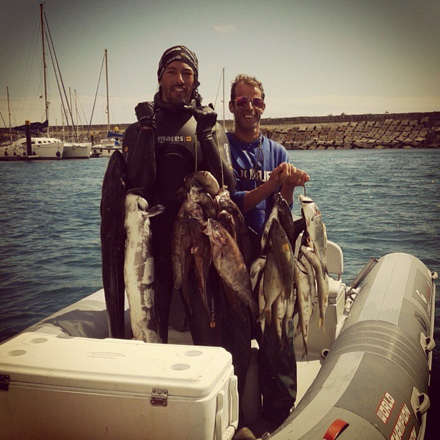 A pescaria do primeiro dia, sábado, que garantiu a Jody Lot a vitória no somatório das duas jornadas (®)