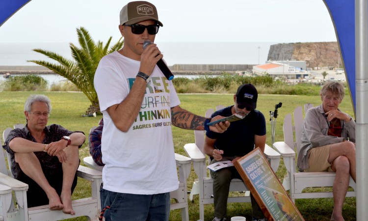 João Rei, organizador do Sagres Surf Culture (®PauloMarcelino)