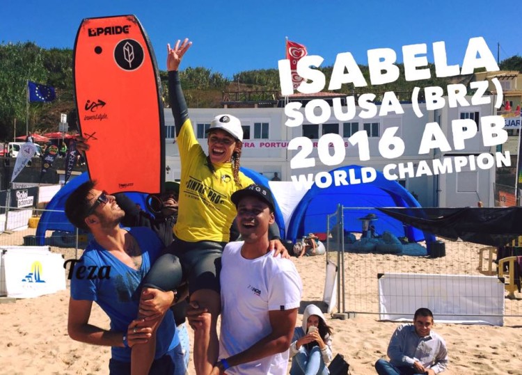 Isabela Sousa garantiu o título mundial feminono 2016 ao vencer Teresa Almeida nas meias-finais em Sintra (®APB)