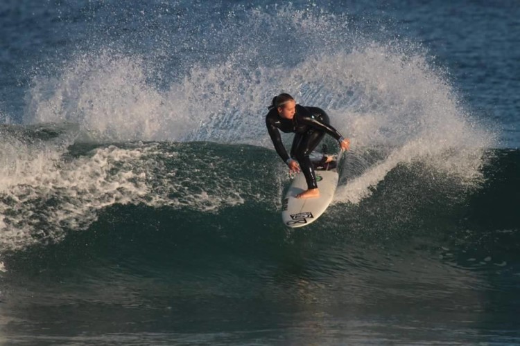 Surfista algarvia vai estar este ano concentrada nos QS na Europa e na Liga Moche (®DR)